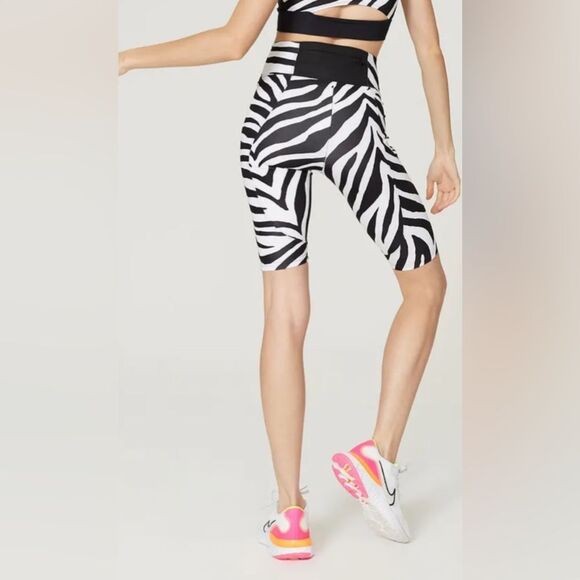 Redemption Athletix Zebra Cyclist Shorts Size Medium - Picture 4 of 7